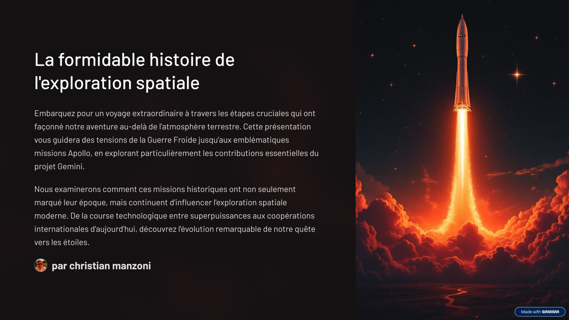 1 la formidable histoire de lexploration spatiale